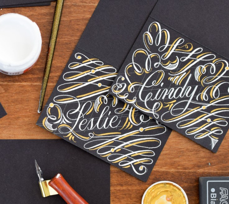 Flourished Place Cards