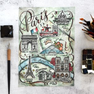 This non-fibrous cotton cleaning cloth is great for keeping your nibs and/or brushes nice and dry.