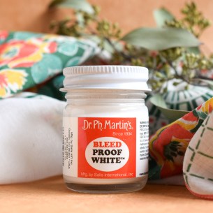 Dr. Ph. Martin's Bleed Proof White is TPK's favorite white ink!