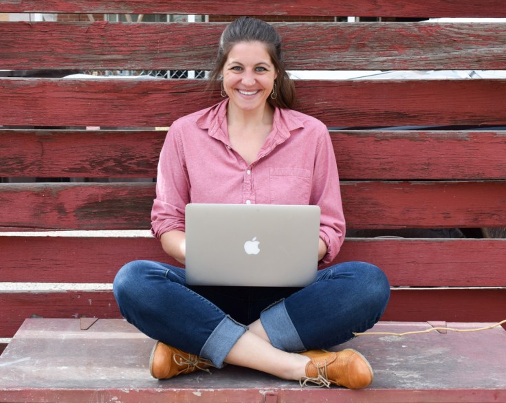 Lindsey on the Computer | The Postman's Knock